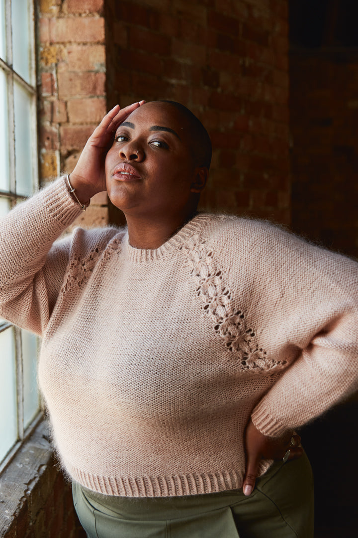 Plus size pom pom sweater 2025