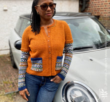 Load image into Gallery viewer, Yarn Bundles/Kit for Maxine the Mini Cardigan by Jimenez Joseph