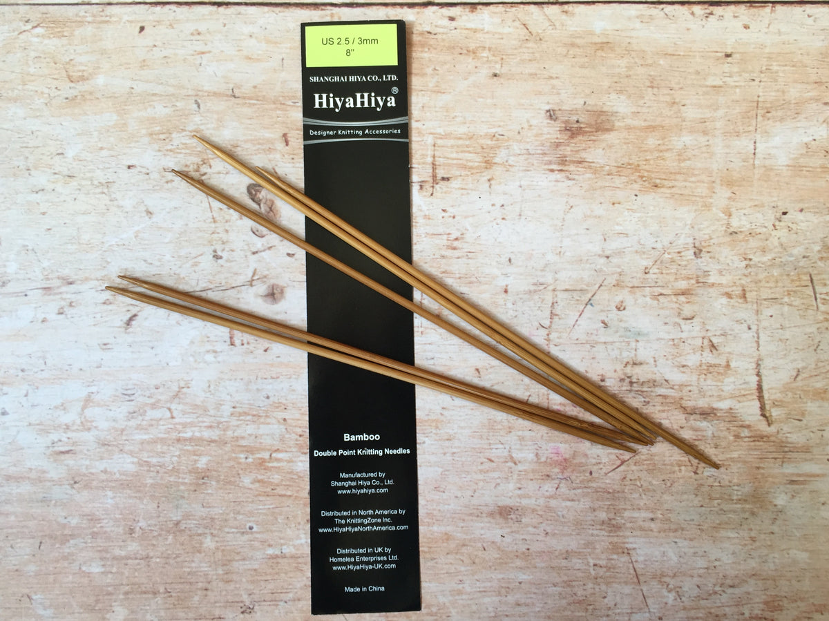 Hiya Hiya Bamboo DPN (double pointed needles) Northern Yarn