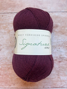 WYS Signature 4 ply Sock Yarn