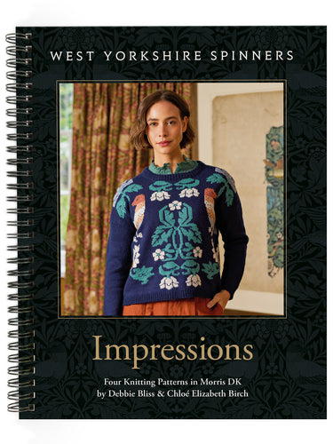 WYS Impressions Knitting Pattern book for Morris DK