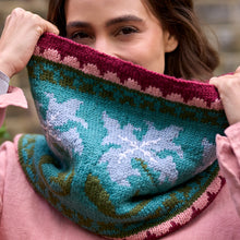 Load image into Gallery viewer, WYS Golden Lily Reversible Cowl Kit in Morris DK