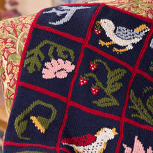 Load image into Gallery viewer, WYS Strawberry Thief Blanket Kit in Morris DK