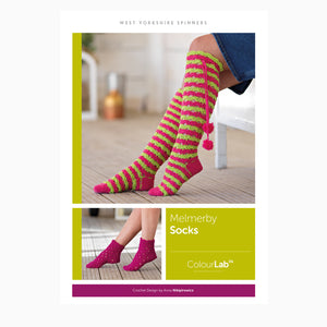 WYS Melmerby Socks Crochet Pattern for Colour Lab