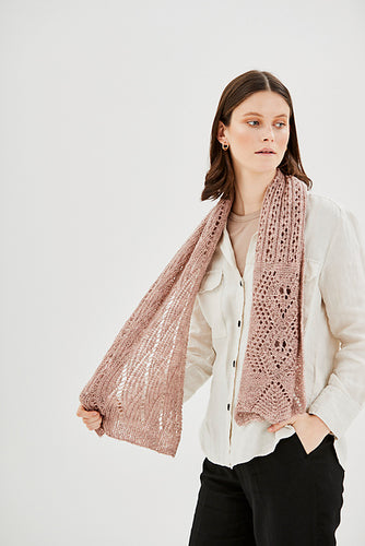 Erika Knight - Betty Scarf Pattern for Wool Local