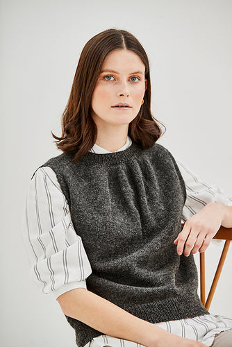 Erika Knight - Grimshaw Vest Pattern for Wool Local