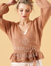 Load image into Gallery viewer, WYS Charlotte Ruffle Wrap Top Pattern for Exquisite 4 ply