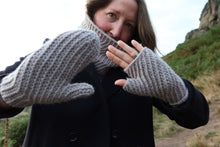 Load image into Gallery viewer, Faern Cowls &amp; Mitts Crochet Kits by Fay Dashper-Hughes