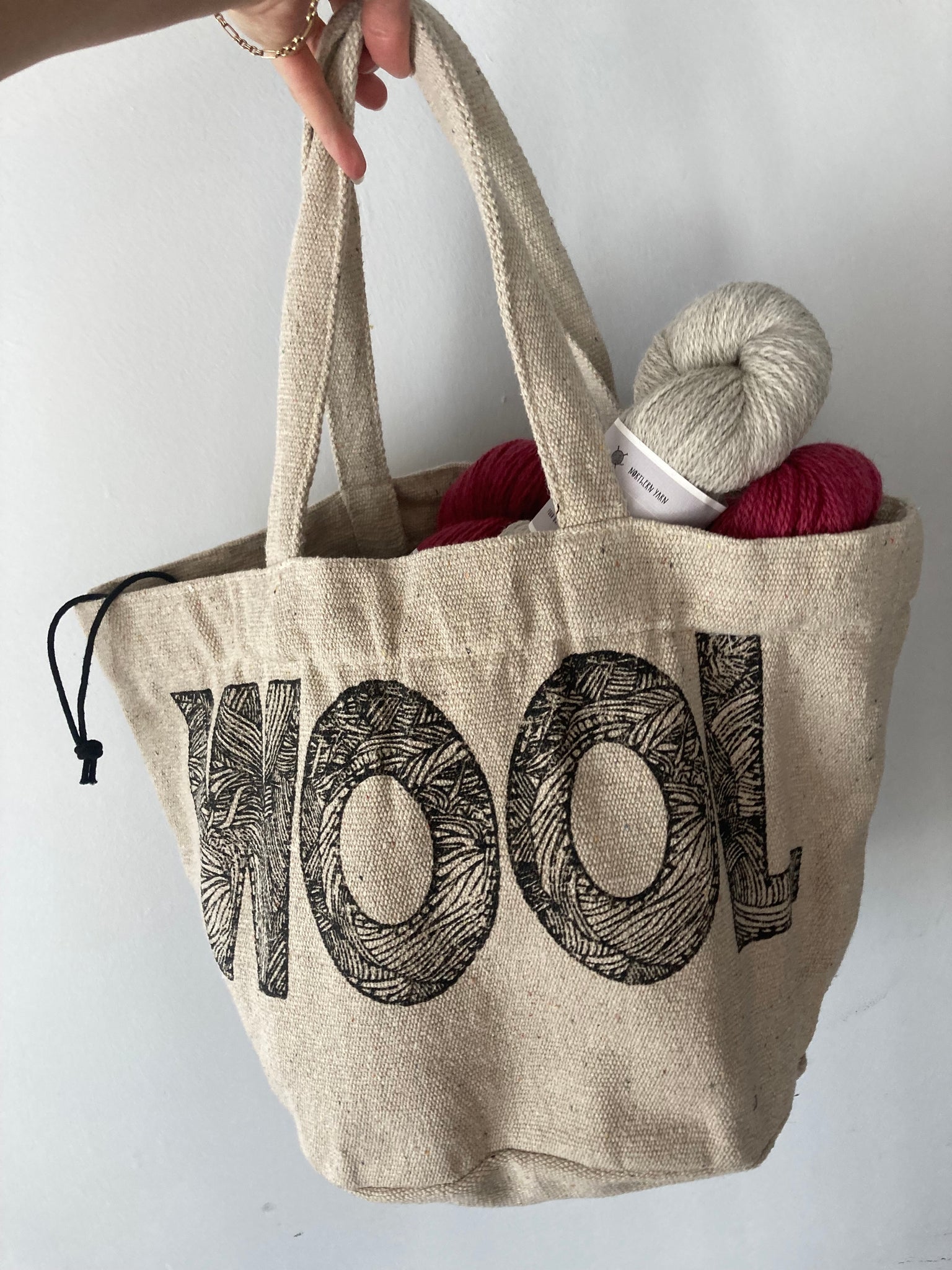 Basket bag wool tote Loewe Beige in Wool - 34500592