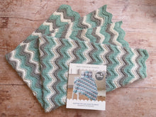 Load image into Gallery viewer, WYS - Knitted Zig Zag Blanket Kit