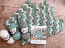 Load image into Gallery viewer, WYS - Knitted Zig Zag Blanket Kit