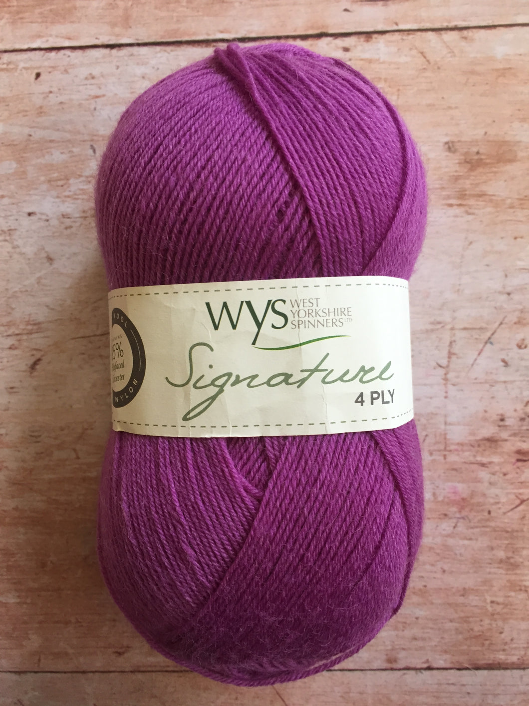 WYS Signature 4 ply Sock Yarn