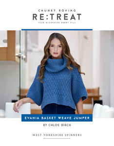 WYS Evania Sweater Pattern for Retreat Yarn