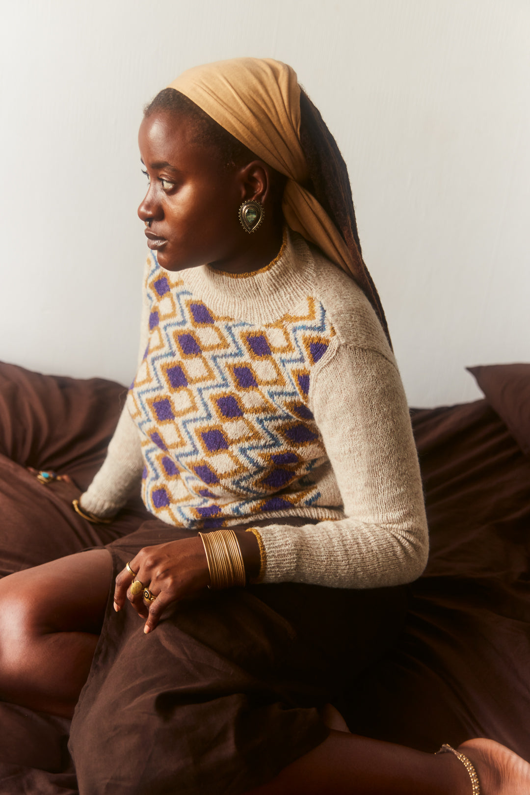 Sweater pom pom shop