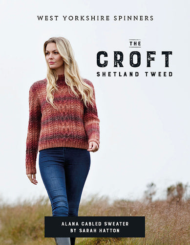 WYS - The Croft - Wild Shetland - Alana Cabled Sweater Pattern